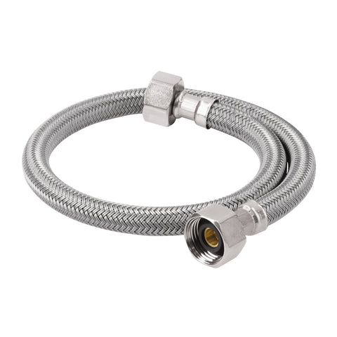Manguera lavabo/fregadero, vinilo gris, 1/2' x 1/2', 55 cm | FFR-55V | 49181
