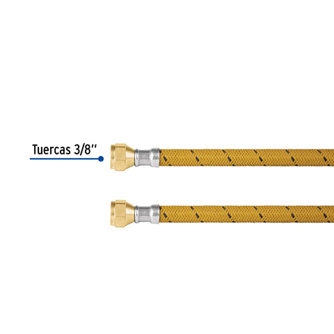 Manguera para gas, vinilo, 3/8' flare, 400 cm, FOSET | FGA-40V | 49188