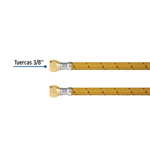 Manguera para gas, vinilo, 3/8' flare, 500 cm, FOSET | FGA-50V | 49189
