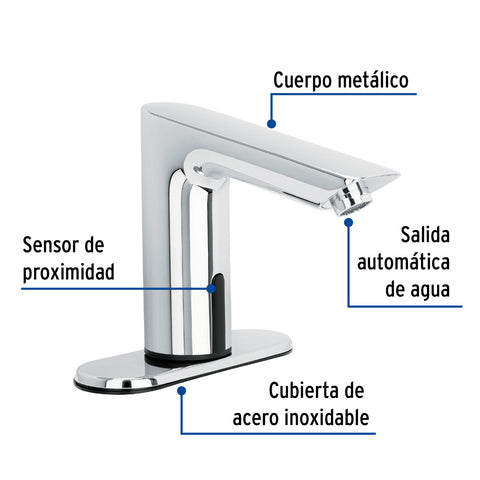 Llave con sensor para lavabo, FOSET | LLS-L | 49194