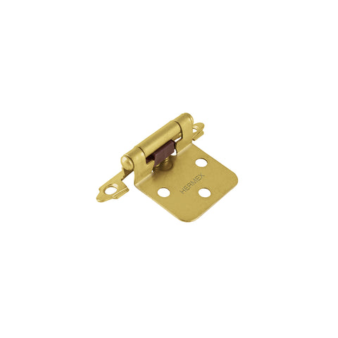 Bolsa con 2 bisagras parche de 7cm, latonado, HERMEX | BIPA-71 | 49205