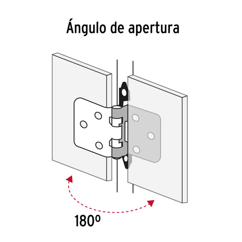 Bolsa con 2 bisagras parche de 7cm, latón antiguo, HERMEX | BIPA-72 | 49206