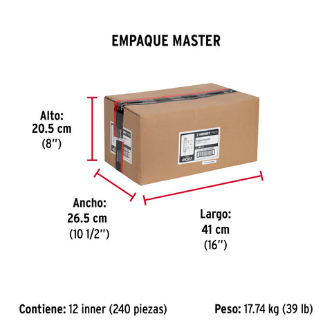 Bolsa con 2 bisagras parche de 7cm, niquelado, HERMEX | BIPA-73 | 49207