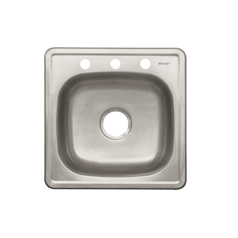 Tarja de empotrar sencilla 48x48cm, FOSET BASIC | TA-48B | 49209