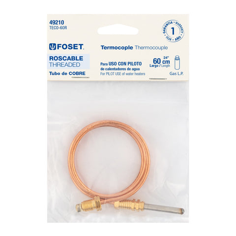 Termocople 60 cm roscable, FOSET | TECO-60R | 49210
