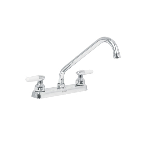 Mezcladora 8' fregadero cromo, cuello largo, cono, BASIC | F-318I | 49221
