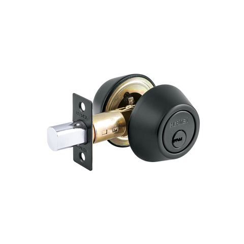 Cerrojo llave-llave negro, llave de puntos, HERMEX | CERO-62 | 49223