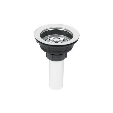 Contracanasta 3-1/2' inox, tubo plástico, FOSET | CO-814 | 49353
