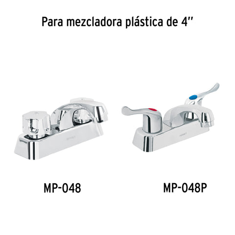 Cuello nariz corta para mezcladora de lavabo, cromo, BASIC | CR-MP-048 | 49379