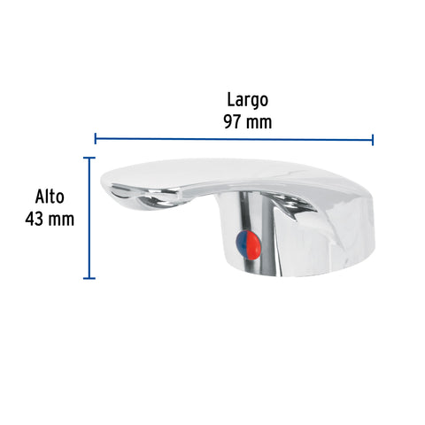 Maneral de palanca p/monomando lavabo MP-420, cromo, BASIC | MMP-420 | 49387