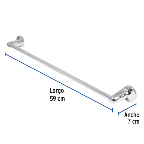 Toallero con barra de acero inoxidable, FOSET AQUA | AQA-76 | 49405