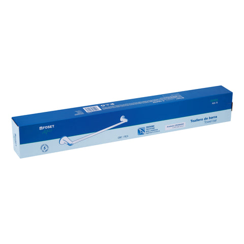 Toallero con barra de acero inoxidable, FOSET AQUA | AQA-76 | 49405