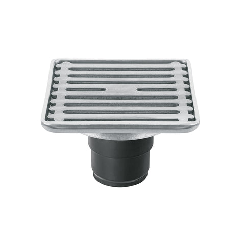Resumidero cuadrado 4' x 4', acero inoxidable, AQUA | RS-701 | 49428
