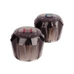 Juego 2 manerales acrílico humo p/lavabo y fregadero, BASIC | MM-200H | 49458