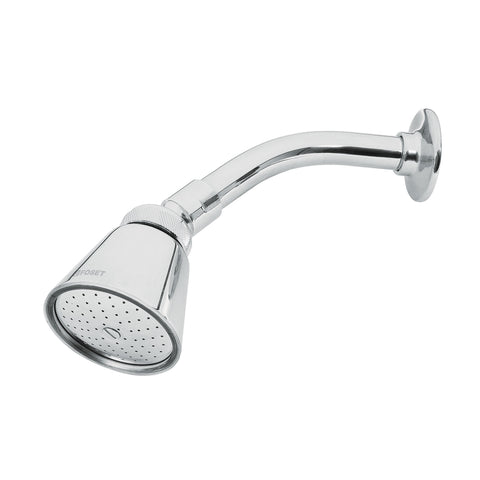 Regadera redonda 2-3/4',latón, c/brazo y chapeton,cromo,AERO | R-200 | 49460