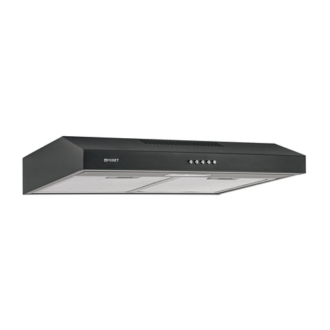 Campana extractora 60 cm, empotrable, negra, FOSET | CAME-60M | 49488