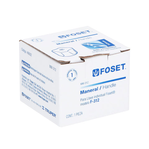 Maneral de repuesto para F-312, F-313 y F-314, FOSET BASIC | MM-312 | 49502