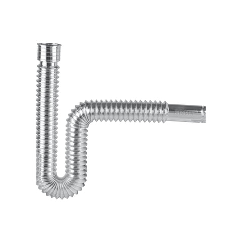 Céspol flexible, polietileno cromo, para lavabo y fregadero | CE-236 | 49507