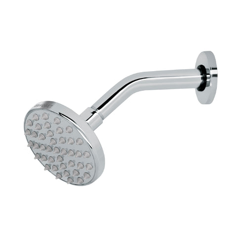 Regadera cromo 4' plato redondo, con brazo, FOSET ELEMENT | R-204 | 49575