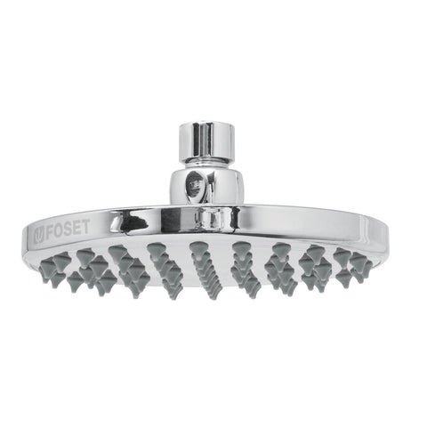 Regadera cromo 6' plato redondo, sin brazo, FOSET ELEMENT | R-206S | 49582