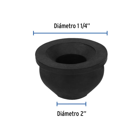 Chupón de PVC, 2' x 1-1/4', FOSET | CHU-5032 | 49626