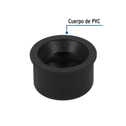 Chupón de PVC, 2' x 1-1/2', FOSET | CHU-5040 | 49627