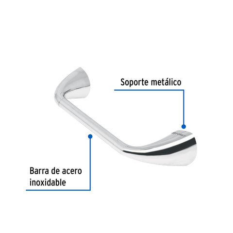 Portarrollo con barra de acero inoxidable, FOSET AERO | AEA-72 | 49634