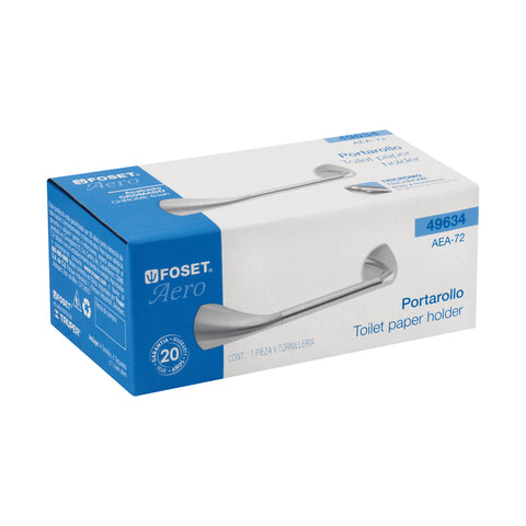 Portarrollo con barra de acero inoxidable, FOSET AERO | AEA-72 | 49634