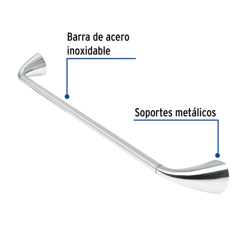 Toallero con barra de acero inoxidable, FOSET AERO | AEA-76 | 49638