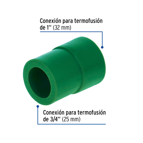 Reducción de PPR 1' x 3/4', FOSET | CV-223 | 49824
