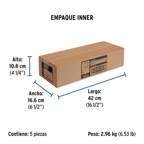 Juego de 2 llaves de empotrar PPR 1/2' con manerales, FOSET | CV-052 | 49828
