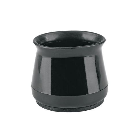 Caja con 24 protectores para patas de silla, negro | PRS-6 | 49847