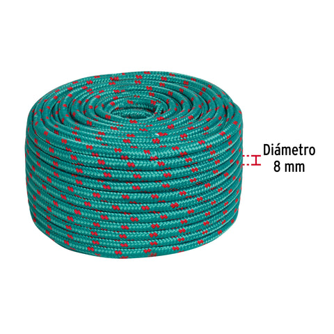 Piola de Polipropileno trenzada, multicolor, 8mm, 1 Kg | PIO-81K | 49865