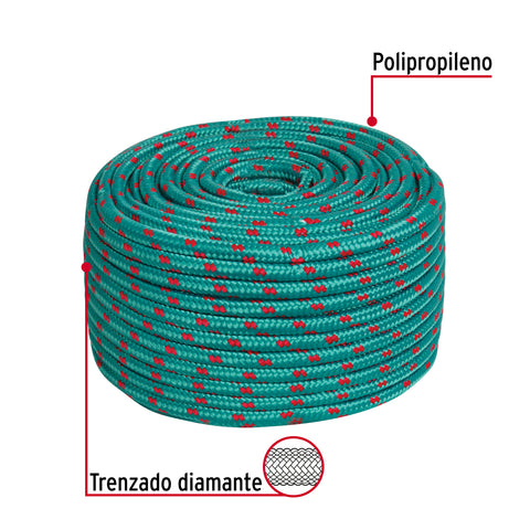 Piola de Polipropileno trenzada, multicolor, 8mm, 1 Kg | PIO-81K | 49865