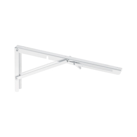 Ménsula plegable de acero blanca 8' x 16', FIERO | MEP-16B | 49870