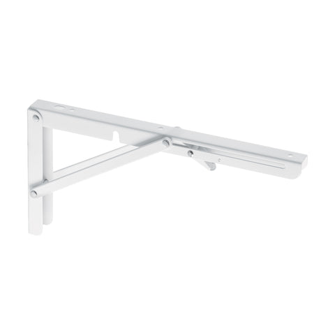 Ménsula plegable de acero blanca 6' x 12', FIERO | MEP-12B | 49871
