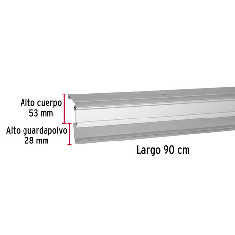 Guardapolvo automático 90 cm aluminio, HERMEX | GUPO-90AA | 49883