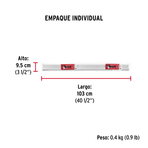 Guardapolvo automático 100 cm aluminio, HERMEX | GUPO-100AA | 49884