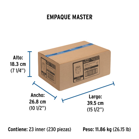 Adaptador PPR 1/2' hembra con inserto metálico, FOSET | CV-601 | 49885