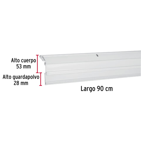 Guardapolvo automático 90 cm blanco, HERMEX | GUPO-90AB | 49888