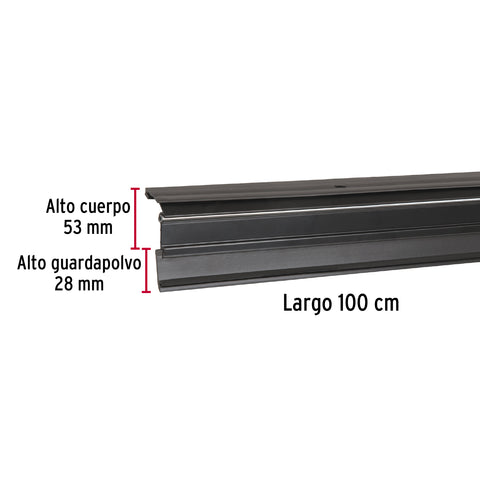 Guardapolvo automático 100 cm negro, HERMEX | GUPO-100AN | 49894