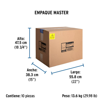 Asiento redondo con tapa para WC, abierto, hueso, FOSET (AWC-40H) - Ferrex Mayorista Ferretero