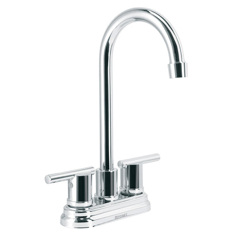 Mezcladora cromo 4' para lavabo cuello tipo bar, ELEMENT | ELM-43 | 49930