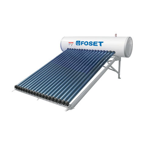 Calentador solar HeatPipe, 18 tubos, 200L, 5 personas, FOSET | CALE-18HS | 49966