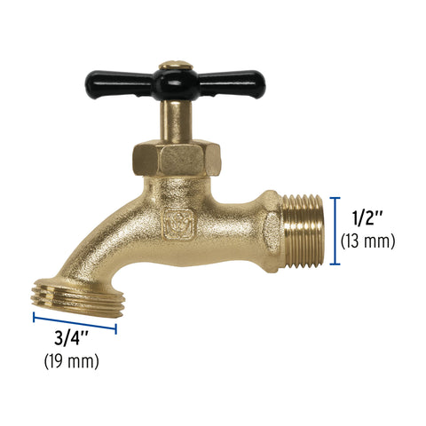 Llave p/manguera, de zamac, 110gr, 1/2', BASIC | LLJ-110Z | 49979