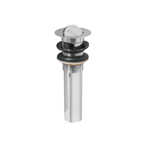 Contra p/lavabo con rebosadero, tipo moneda, cromo, 1-1/4' | CE-205 | 49983