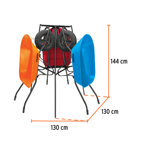 Rack para 3 carretillas, Truper | RACK-3 | 50056