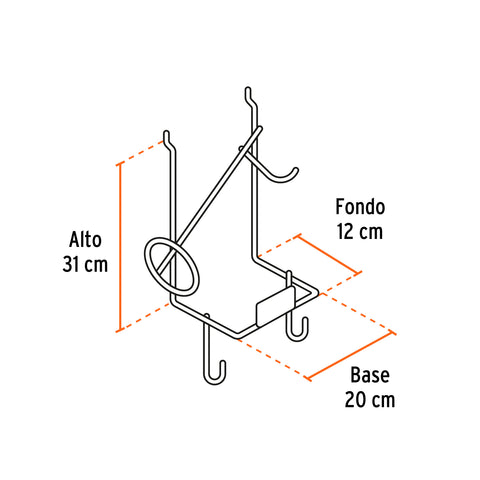 Rack para taladros, universal, Truper | R-ROTO-U | 50339