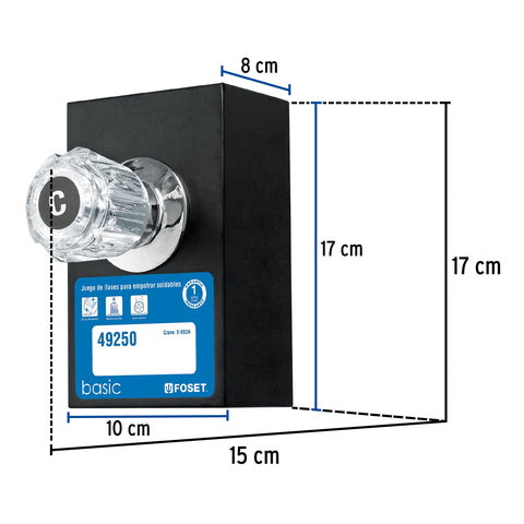 Exhibidor para llaves E-652A, FOSET | EX-E-652A | 55280
