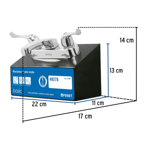 Exhibidor con mezcladora M-048P, FOSET | EX-M-048P | 55451